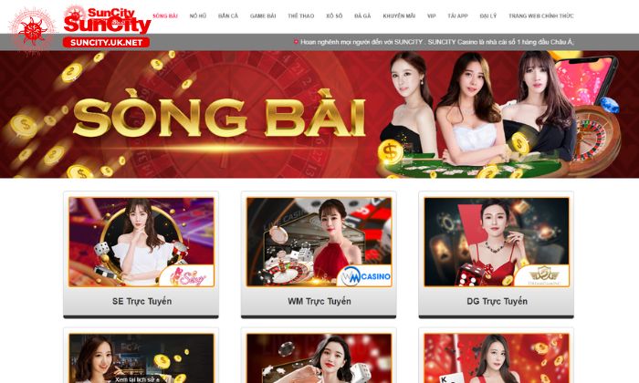casino online 1 Tổng quan về sảnh casino online Suncity