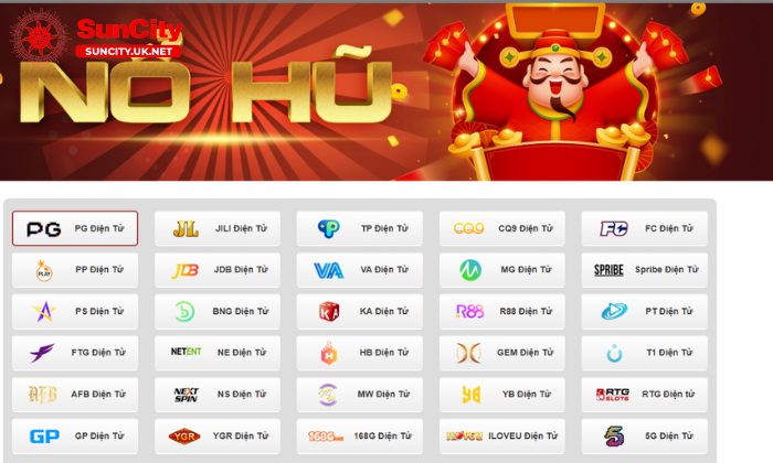 no hu 3 Nổ hũ Suncity liên kết với nhiều nhà phát hành game uy tín