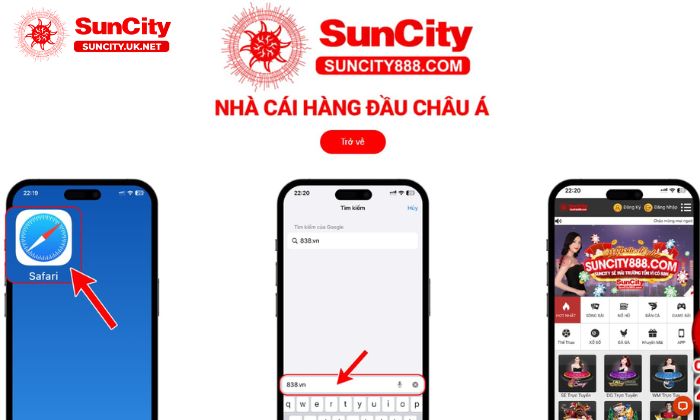 tai app suncity 4 Thông tin cần nắm được khi tải app Suncity