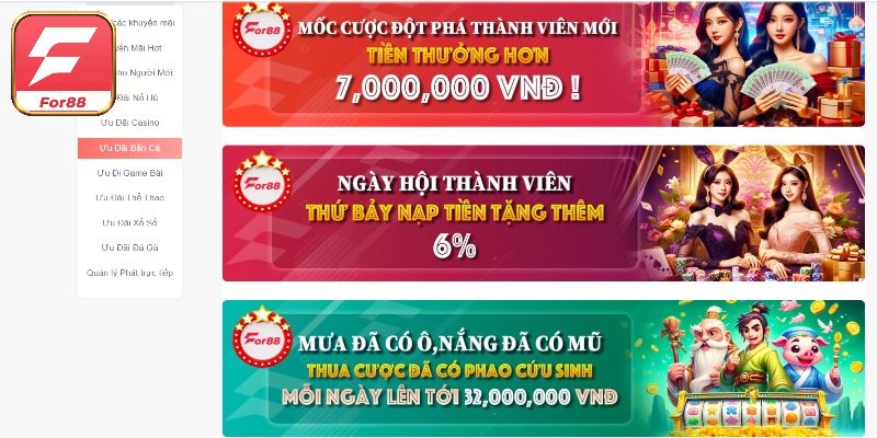Thưởng giá trị nạp tiền lần thứ ba